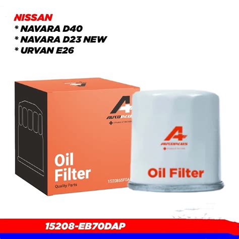 15208 EB70D OIL FILTER NISSAN TAN CHONG NAVARA D40 FRONTIER D23 100