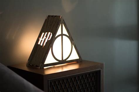 Harry Potter Deathly Hallows Lamp Harry Potter Light Lamp Desk