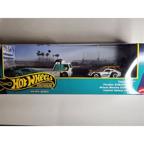 Hot Wheels Premium Box Set Greedy Subaru Pandem Brz Nissan Maxima Custom Datsun 240z Fleet