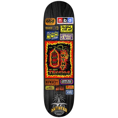 Anti Hero Broadcasting Skateboard Deck In Trujillo Boardertown