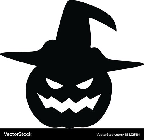 Scary Pumpkin Royalty Free Vector Image Vectorstock