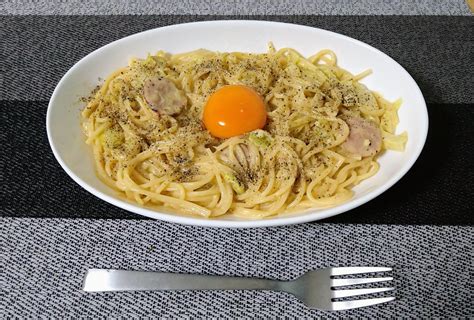 しせ（cisse） On Twitter 夕飯！ スパゲッティカルボナーラ！😎 うーーーん、やっぱりこの作り方のほうがソースは圧倒的に