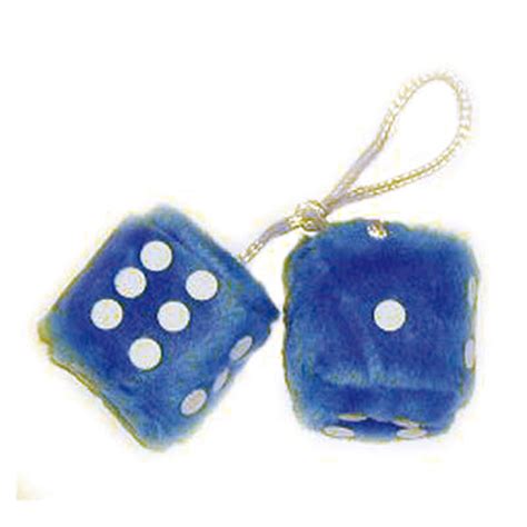 Hansen Styling Parts 15045 Fuzzy Dice 6cm Blau Nexpartde