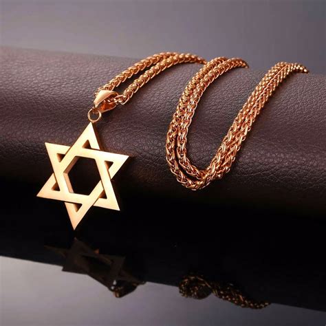 Star of David Necklace Men's [2020 - Silver, Gold, Black] – Jewelrify