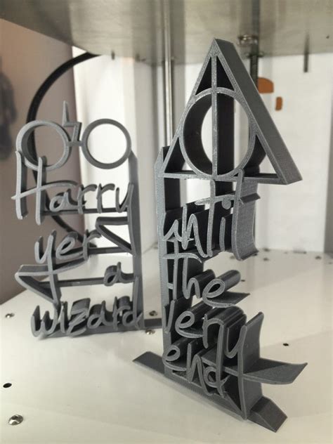 Harry Potter 3D Printed Decorative Lightweight Bookends