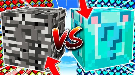 LUCKY BLOCK BEDROCK VS LUCKY BLOCK DIAMANTE LUCKY BLOCKS MINECRAFT