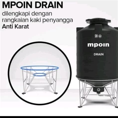 Jual Toren Tangki Air MPOIN WAVE DRAIN 1200 Tandon Water Turrent Anti