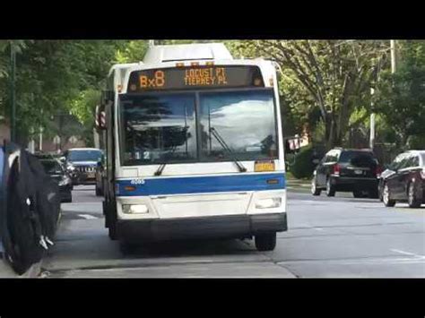 MTA NYCT Bus 2009 Orion VII NG Bx8 Bus 4095 At Pelham Parkway