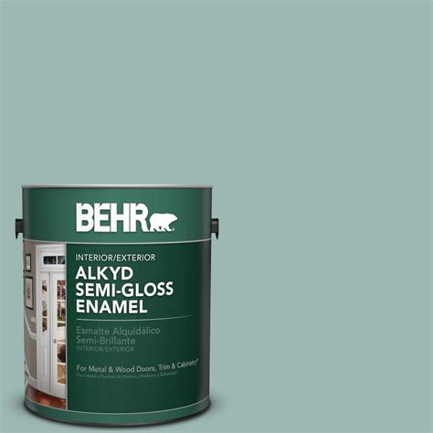 Behr Gal Ppu Opal Silk Semi Gloss Enamel Alkyd Interior