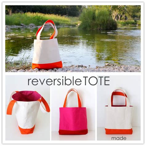 Diy Reversible Tote Tutorial Diy Tag