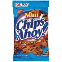 Nabisco Mini Chips Ahoy Chocolate Chip Cookies Big Bag 3oz Bag Garden