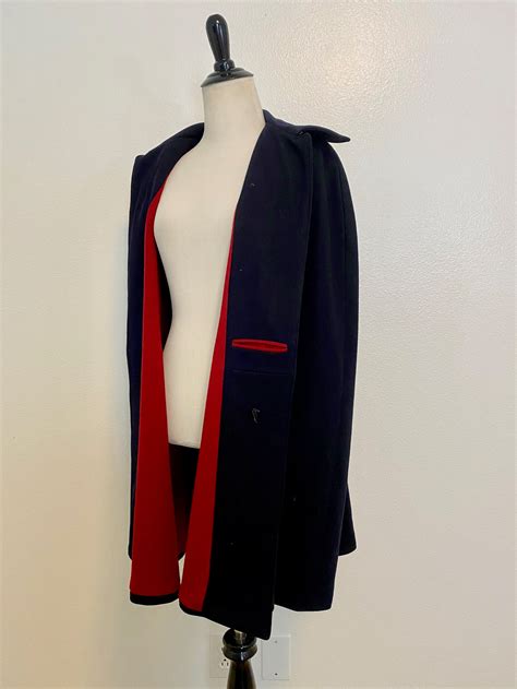 Vintage Nurse Cape 1950s Wool Nurses Cape Wwii Nurse Uniform Etsy