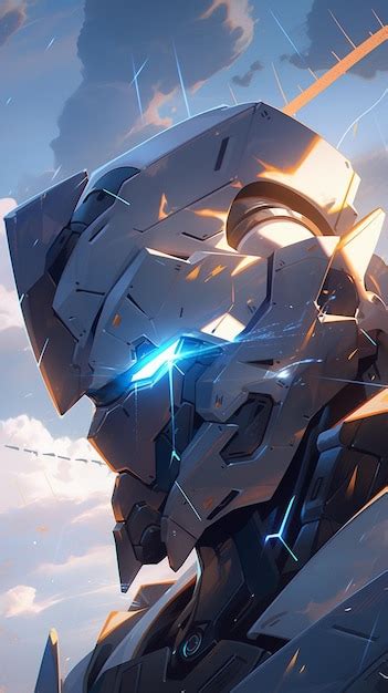 Premium Photo Anime Style Image Of A Futuristic Looking Robot With A