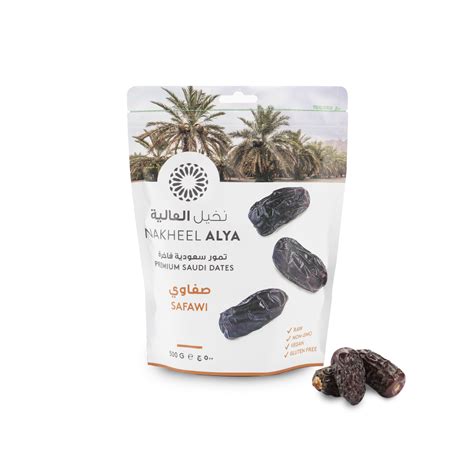 Premium Saudi Dates Safawi 250G Nakheel Alya