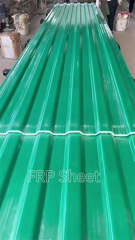 Soundproof Heat Resistant Roofing Sheets Frp Lighting Panel Skylight