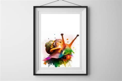 Snail Poster Graphic by Myartworkstile · Creative Fabrica