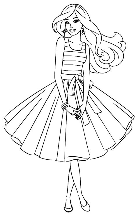 Barbie Life In The Dreamhouse Coloring Pages