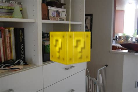 Interactive Bit Question Block Lamp Design Miss