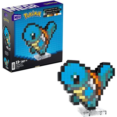 Mattel® Konstruktionsspielsteine Pokémon Shiggy Pixel Art Art