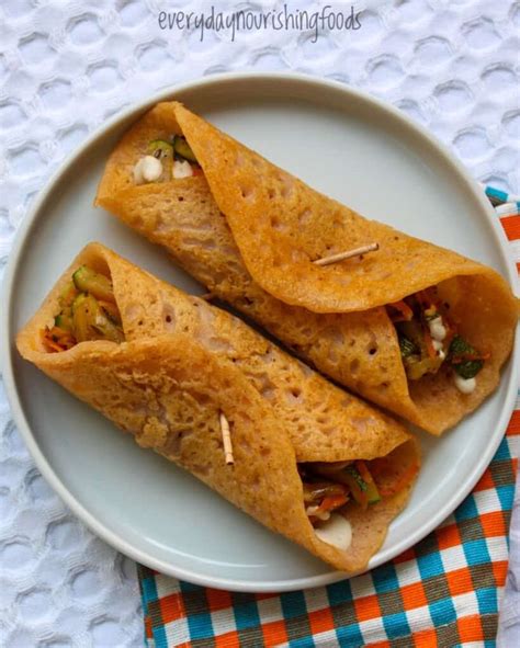 Easy Red Lentil Wraps Recipe Vegan High Protein Tortillas Everyday