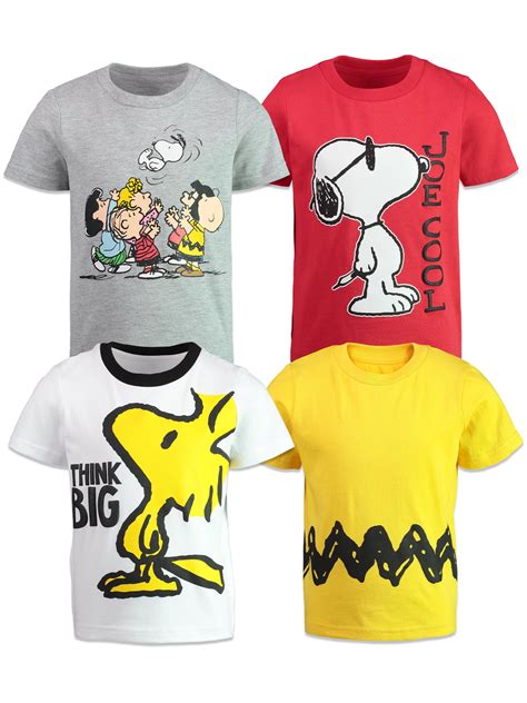 Peanuts Peanuts Snoopy Charlie Brown Woodstock Baby Boys T Shirts 4