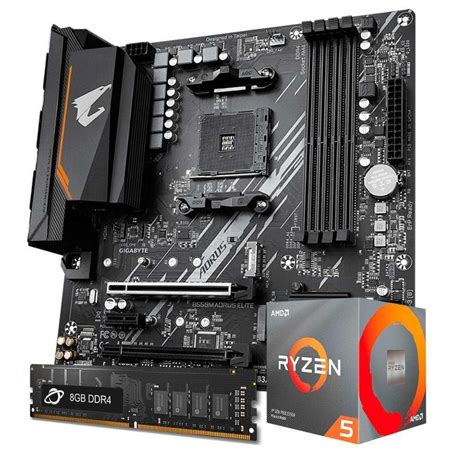 Kit Upgrade Processador Amd Ryzen X Placa M E Gigabyte B M