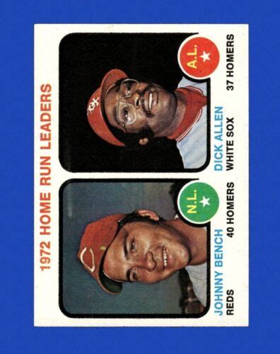 1973 Topps Set Break 62 Home Run Leaders NM MT OR BETTER GMCARDS EBay