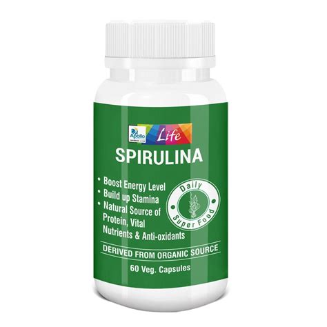 Apollo Life Organic Spirulina Capsules Price Uses Side Effects