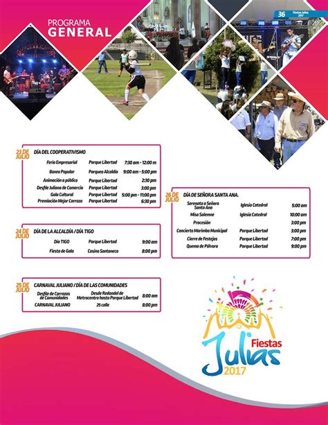 El Cenit Programaci N De Las Fiestas Julias