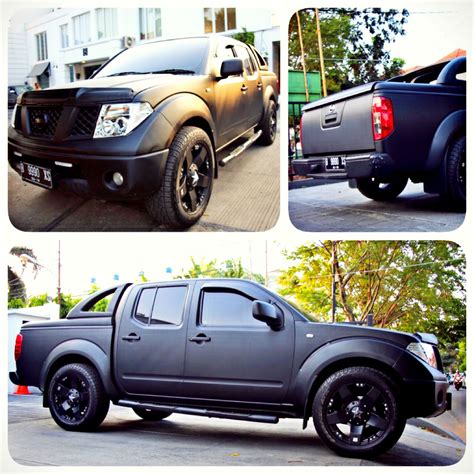 Nissan Navara 08 Black Matte Kmc Rockstar 20 Pirelli Scorpion Atr