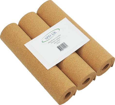 High Density Cork Sheet 915mm X 305mm 4mm Thick 3 Pack Bigamart