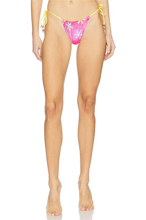 VDM Marley Reversible Bikini Bottom In Fiesta REVOLVE