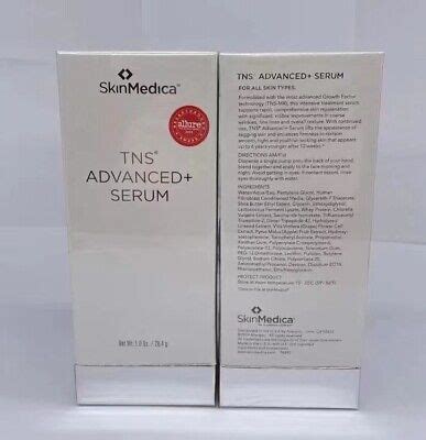 Advanced Tns Skinmedica Serum Oz Facial Serum Free Shipping New Ebay