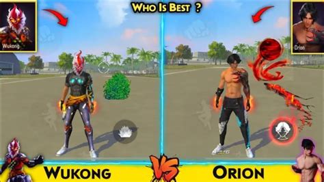 Wukong Vs Orion Ability Test Free Fire Garera Free Fire Youtube