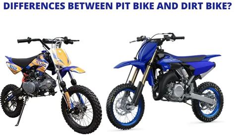 Pit Bike Vs Dirt Bike Can You Use A Pit Bike As A Dirt Bike