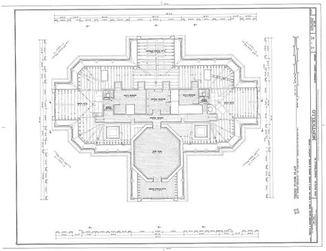 Thomas Jefferson Monticello Floor Plan - floorplans.click