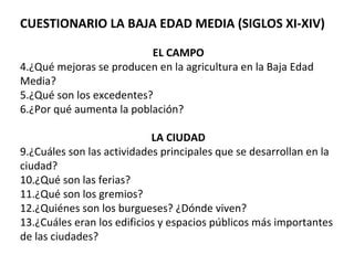 La Plena Edad Media PPT