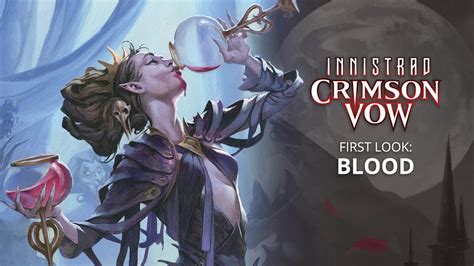 Blood First Look Innistrad Crimson Vow Magic The Gathering Youtube