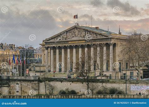 National Assembly Building, Paris, France Stock Image - Image of ...