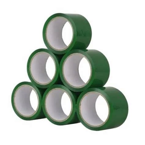 Meter Plain Green Bopp Tapes For Packaging Thickness Mm At Rs