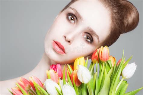Pretty Sensual Nude Lady Stock Photo Image Of Model