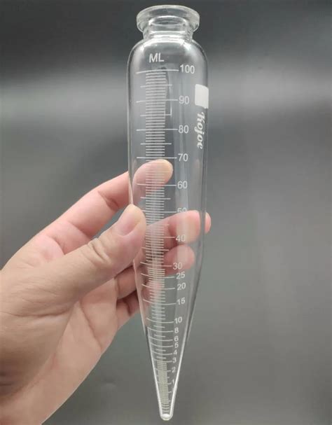 Lab Glass 100 Ml Oil Conical Centrifuge Tube With Graduations View