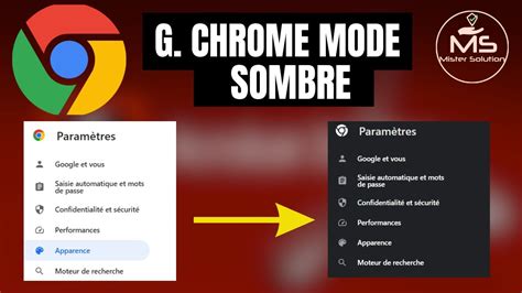 Comment Activer Le Mode Sombre Sur Google Chrome Youtube