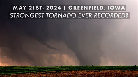 Strongest Recorded Tornado Shreds Wind Turbines At Greenfield Iowa May 21st 2024 Youtube