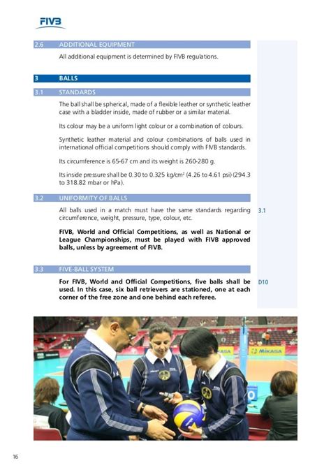 FIVB volleyball rules