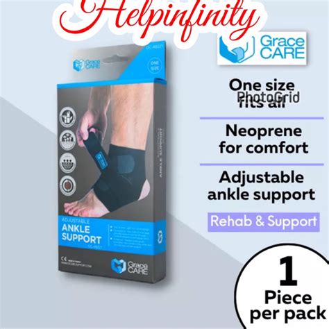 Grace Care Adjustable Ankle Support 1 Size Fit All GC AB221 Shopee