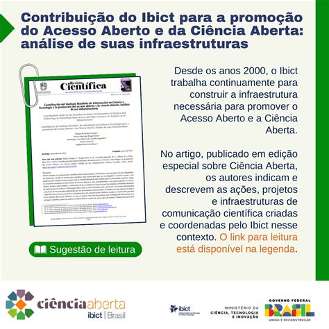 Contribui O Do Ibict Para A Promo O Do Acesso Aberto E Da Ci Ncia