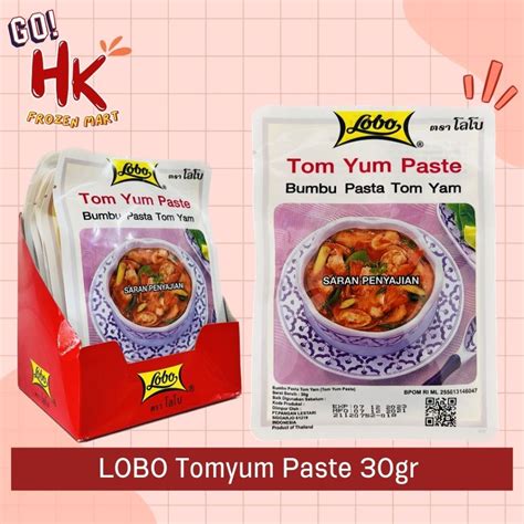 Jual Lobo Tomyum Paste 30gr Bumbu Kuah Tomyam Instan Pasta Kering