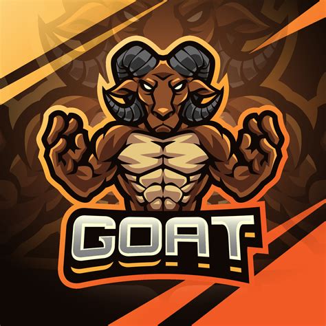 Goat Fighter Esport Mascot Logo Design 15643989 Vector Art At Vecteezy