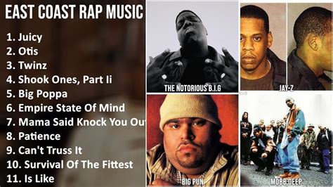 EAST COAST RAP Music Mix The Notorious B I G Jay Z Big Pun Mobb